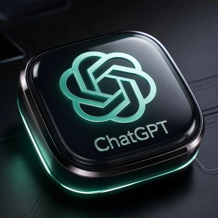 3D ChatGPT logo representing AI-driven content marketing and automation services by a freelance digital marketer in Kollam.